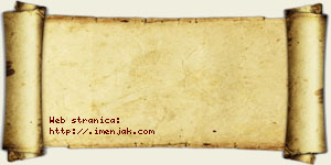 David Starčević vizit kartica